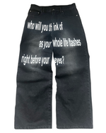 "Final Moments" Jeans (Black)